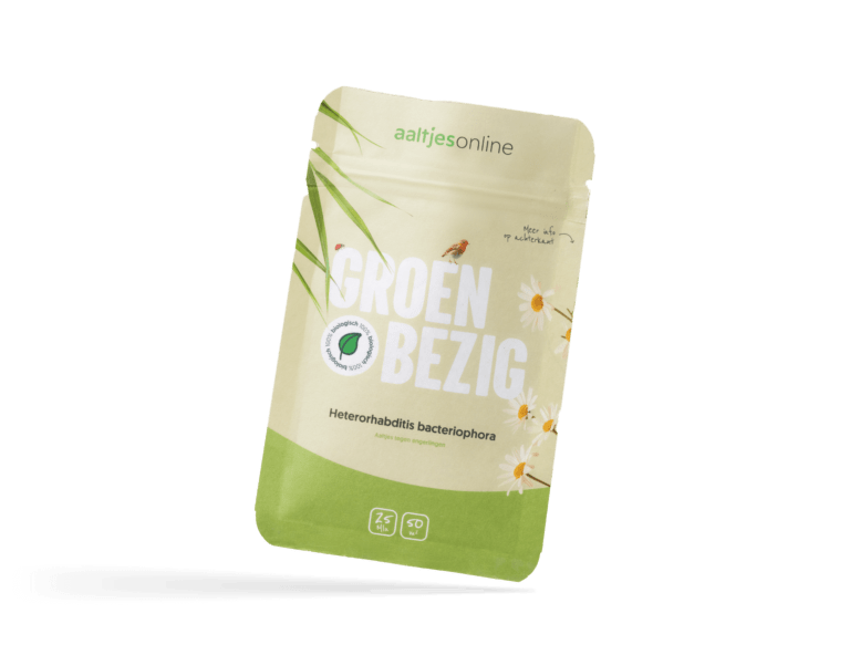 Aaltjes tegen engerlingen | Heterorhabditis bacteriophora aaltjes (nematoden) koop je bij aaltjesonline