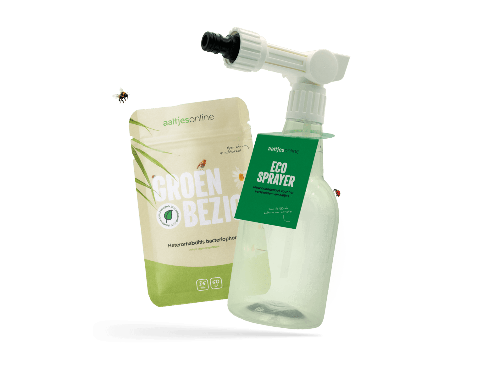 aaltjes + sproeier voor aaltjes combideal